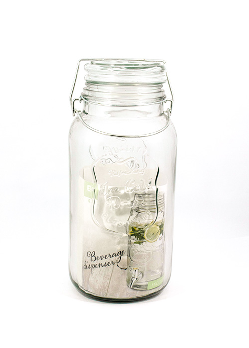 Excellent Houseware Glass Beverage Dispenser 4L Ace Hardware Maldives