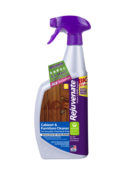 Rejuvenate Lemon Scent and Wood Cleaner 32 oz. Liquid Ace