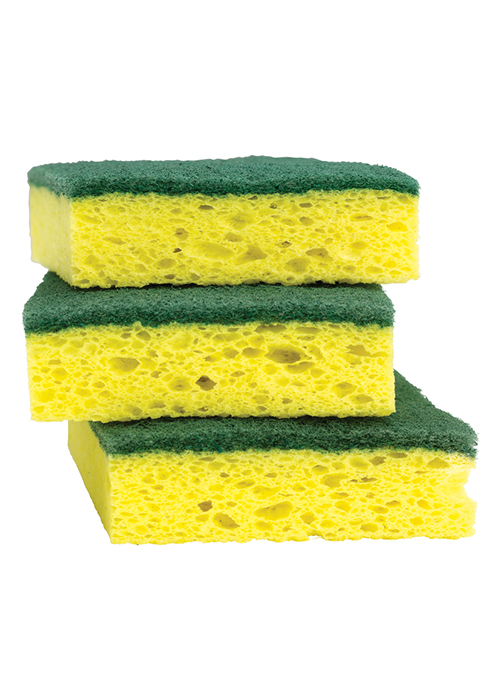 ScotchBrite Heavy Duty Sponge For Pots and Pans 4.5 in. L 3 pk Ace