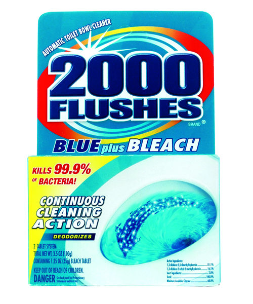 2000 Flushes Clean Scent Automatic Toilet Bowl Cleaner 4 oz. Tablet