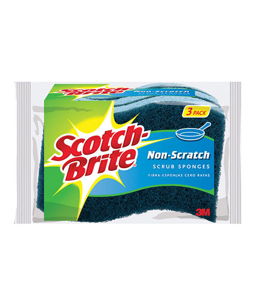 Scotch-Brite Non-Scratch Sponge For Multi-Purpose 4.4 in. L 3 pk