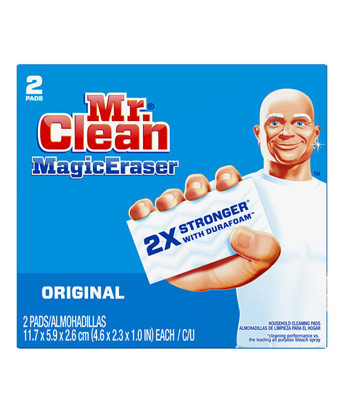 Mr. Clean Original Medium Duty Magic Eraser For Multi-Purpose 4.6 in. L 2 pk