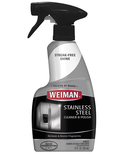 Weiman Floral Scent Stainless Steel Cleaner & Polish 12 oz. Liquid