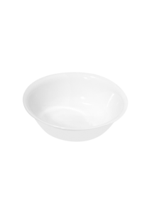 Corelle 18 oz. Winter Frost Glass/Porcelain Soup/Cereal Bowl 6.25 in. Diameter - Image 2