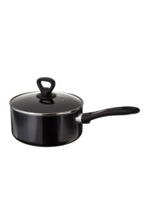 Mirro Get A Grip Aluminum Saucepan 3 qt. Black - Image 2