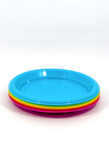 Excellent Houseware Disposable Plastic Plates 30 Pieces