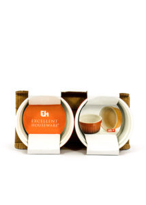 Excellent Houseware Ceramic Oven Dish 185ml 2 Pieces - Image 2