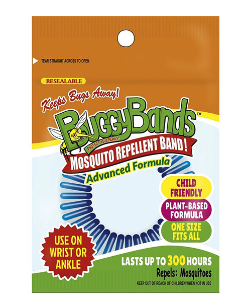 BuggyBands Insect Repellent Wristband For Mosquitoes/Other Flying Insects