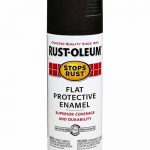 Rust-Oleum Stops Rust Flat Black Spray Paint 12 oz