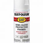 Rust-Oleum Stops Rust Semi-Gloss White Spray Paint 12 oz.