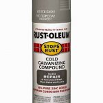 Rust-Oleum Stops Rust Flat Matte Gray Cold Galvanizing Compound Spray 16 oz.