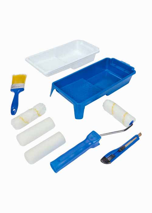 Home Plus 4 in. W Adjustable Paint Roller Kit Threaded End Ace