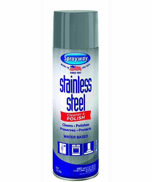 Sprayway No Scent Stainless Steel Cleaner 15 ounce oz. Spray