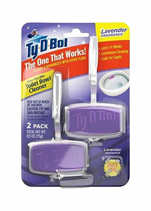 1699677 Ty-D-Bol Lavender Scent Toilet Bowl Cleaner 0.5 oz. Gel - Image 1