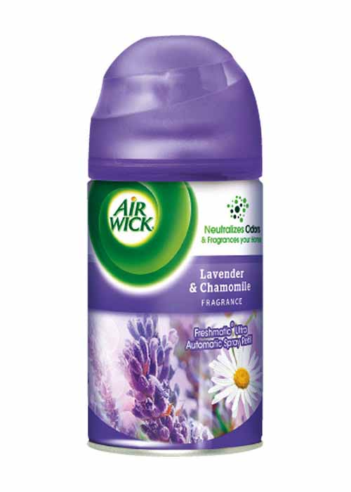 1715564 Air Wick Freshmatic Lavender and Chamomile Scent Air Freshener Refill 6.17 oz. Liquid - Image 1