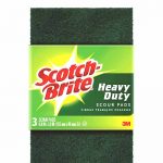 Scotch-Brite Heavy Duty Scouring Pad For All Purpose 6 in. L 3 pk