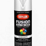 Krylon Fusion All-In-One Gloss White Paint + Primer Spray Paint 12 oz.
