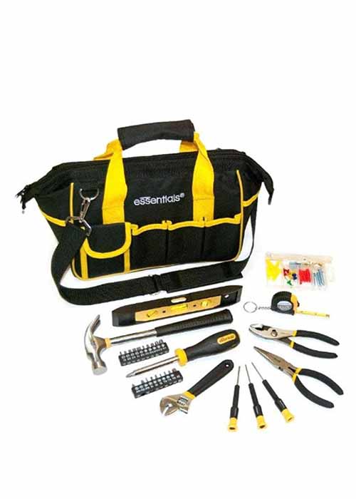 Great Neck Essentials Household Tool Kit Yellow 32 Ace