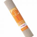 Con-Tact Brand Grip 5 ft. L x 12 in. W Taupe Non-Adhesive Shelf Liner
