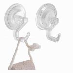 InterDesign Robe Hook 2.8 in. H x 2 in. W x 2 in. L Clear Plastic