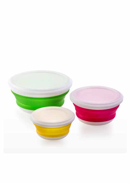 Bravissima Kitchen Folding Food Storage Containers 3pieces Ace