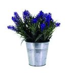 Artificial Lavender Plant In Zinc Pot 24 Cm