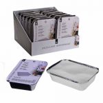 Trays Aluminum with Carton Lid 4 Pieces