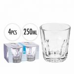 Drinking Glass Set 4Pcs 250ml