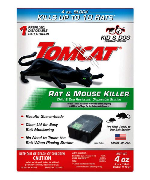 Tomcat Bait Station Blocks For Mice and Rats 1 pk