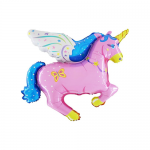 Balloon With Unicorn Print 32x26 cm