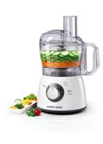 Black+Decker 400W 18 Functions Food Processor with 4 Accessories Stainless Steel Blades and 2 Speed Pulse Function, 1.2 Litre, White