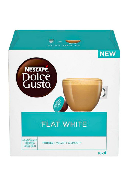Nescafe Dolce Gusto Flat White Coffee Pods, 16 Capsules Ace Hardware