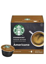 Starbucks House Blend By Nescafe Dolce Gusto Medium Roast Coffee Pods, 12 Capsules