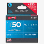 Arrow T50 Staples Box 1250 6mm (1/4inch)