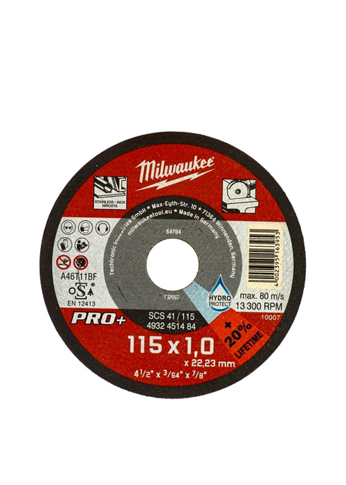 Milwaukee 1mm Thin Metal Cutting Disc Pro + 115×1,0x22,23mm