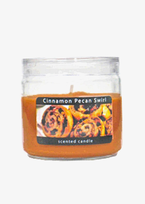 Candlelite Basics 3.5oz. Cinnamon Pecan Swirl Scented WaxCandle Jar