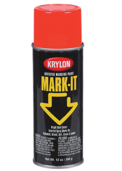 Red Layout Marking Powder Krylon Mark-It Red Field Marker Line 12 oz - Ace Hardware Maldives