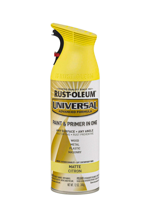 14-282813 Rust-Oleum Universal All Surface Spray Paint, Matte Citron, 12 Oz - Image 1