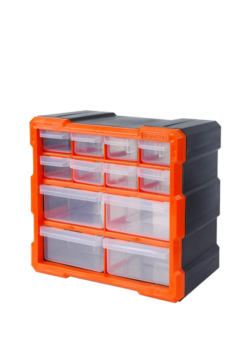 Tactix 12 Drawer Storage & Hardware Parts Organizer Ace