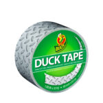 Duck 1.88 in. W x 10 yd. L Silver Diamond Plate Duct Tape