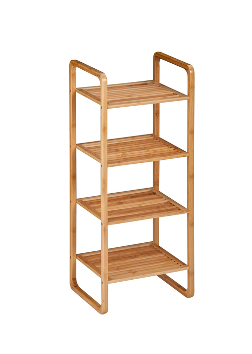 HoneyCanDo 4Tier Vertical Bamboo Shelf Ace Hardware Maldives