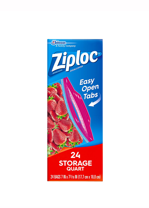 Ziploc Storage Bags Quart
