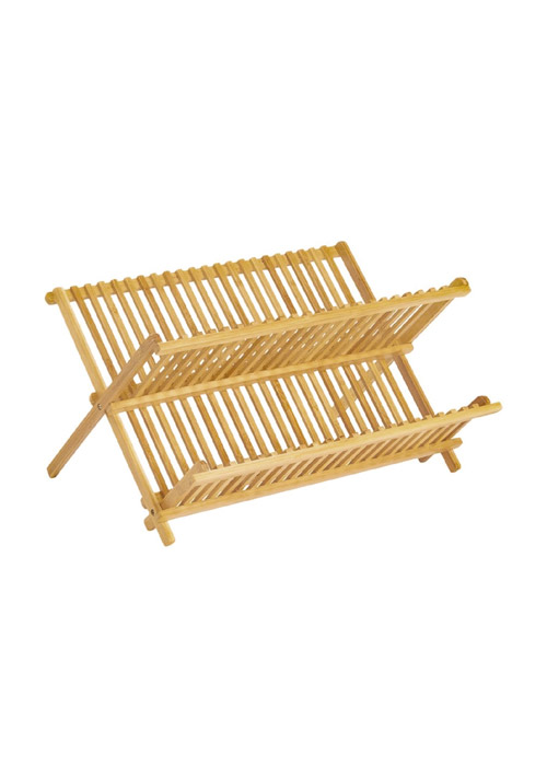 InterDesign Bamboo Brown Dish Drying Rack Ace Hardware Maldives