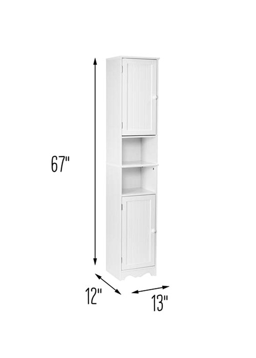 HoneyCanDo Bathroom High 12.5" x 67" x 12" Ace Hardware