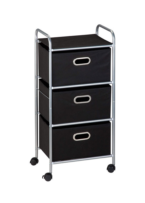 HoneyCanDo 3 Drawer Rolling Cart, Black Ace Hardware Maldives
