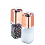 Honey-Can-Do 2-Piece Rose Gold Spice Mill Set