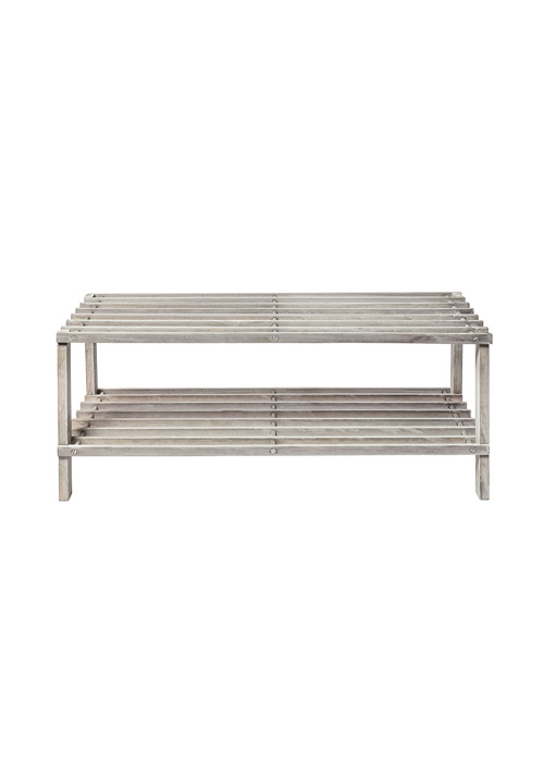 HoneyCanDo 2Shelf Shoe Rack, Grey Ace Hardware Maldives