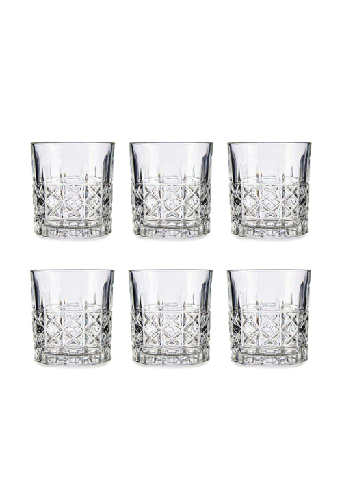 Crystal Cut Effect Glass Set, 6 Pieces, 230 Ml Ace Hardware Maldives