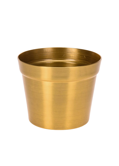 Home and Styling Planter Aluminum Gold 11cm - Ace Hardware Maldives