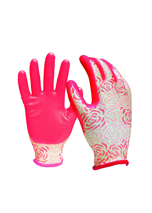 Digz Stretch Knit Garden Gloves with Nitrile Coating, Small Ace Hardware Maldives